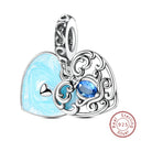 Sterling Silver Blue Purple Butterfly