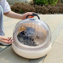 Travel Bubble Pet Carrier: Stylish Capsule Bag for Pets