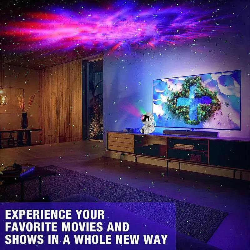 Astronaut Galaxy Projector LED Night Light For Bedroom