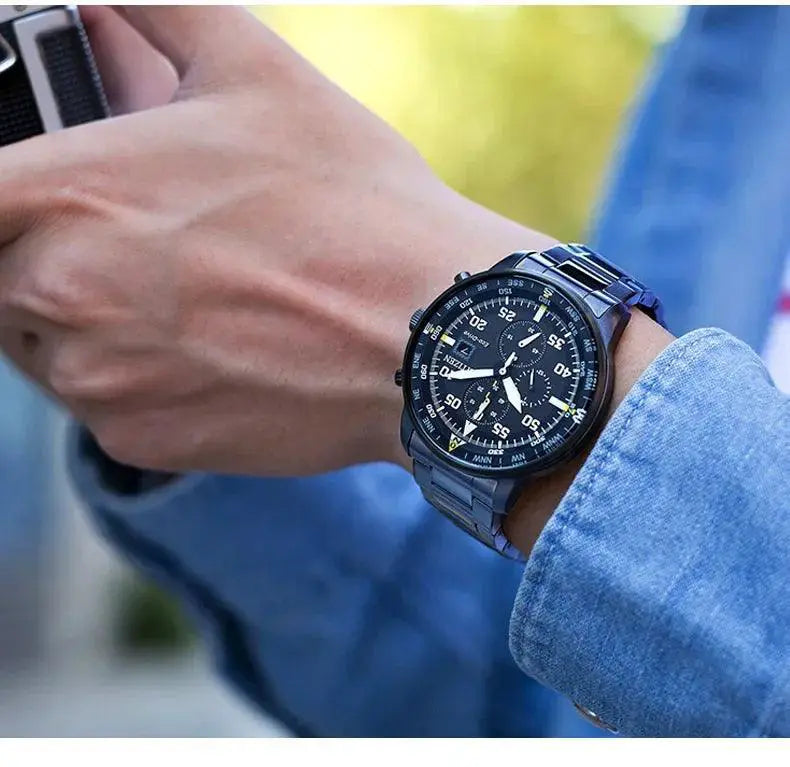 Stylish Stainless Steel Smartwatch With Fitness Features