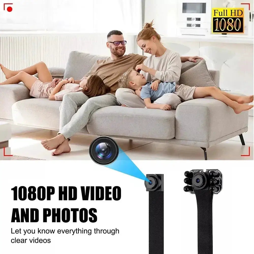 HD 1080P WiFi Camera DIY Portable Mini Camera Infrared Night Vision Motion Detection Support Remote View P2P Micro Webcam