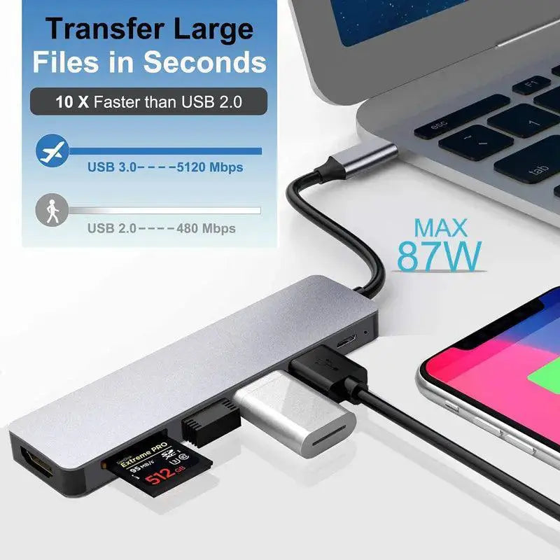 Usb C Hdmi Thunderbolt Dock 8 In 1 Hub Accessory Pro