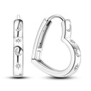 Silver Plated Hoop Earring Pendientes