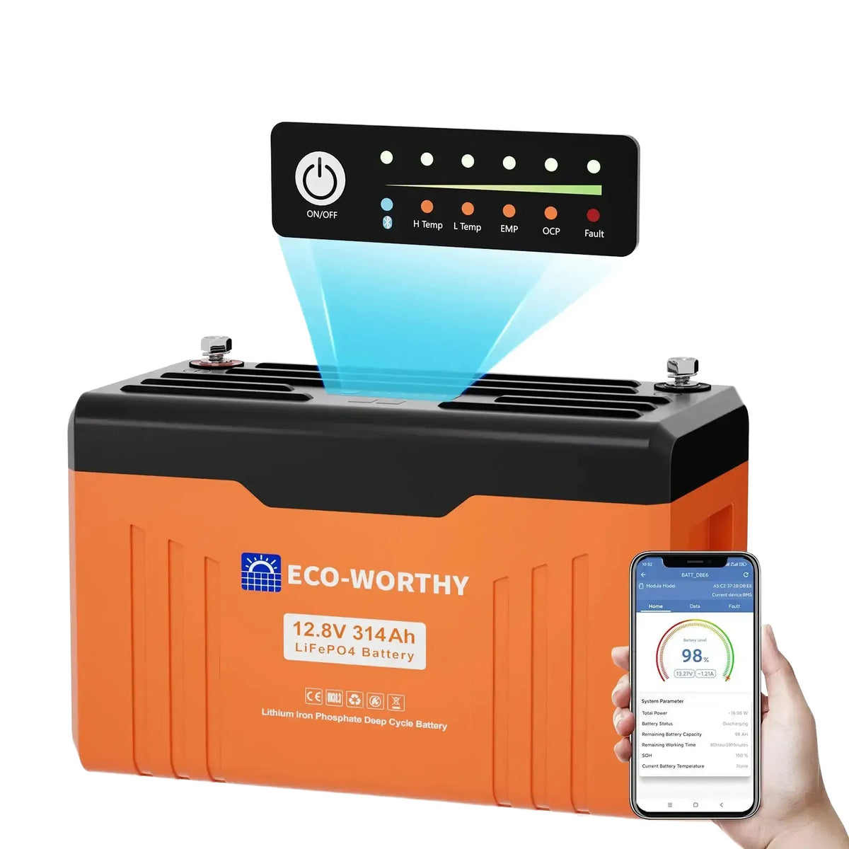 Eco Worthy Battery — product view 1