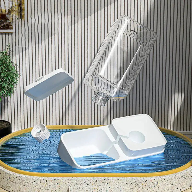 HOOPET Automatic Pet Feeder And Water Bowl Set For Pets