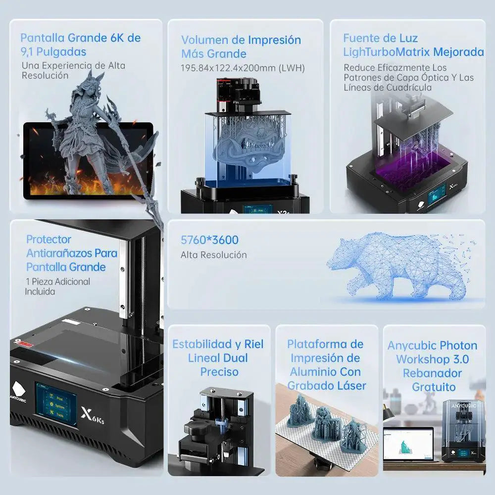 Anycubic Photon Mono X Resin 3D Printer High Resolution LCD