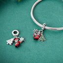 Charm Silver Plated Christmas Winter