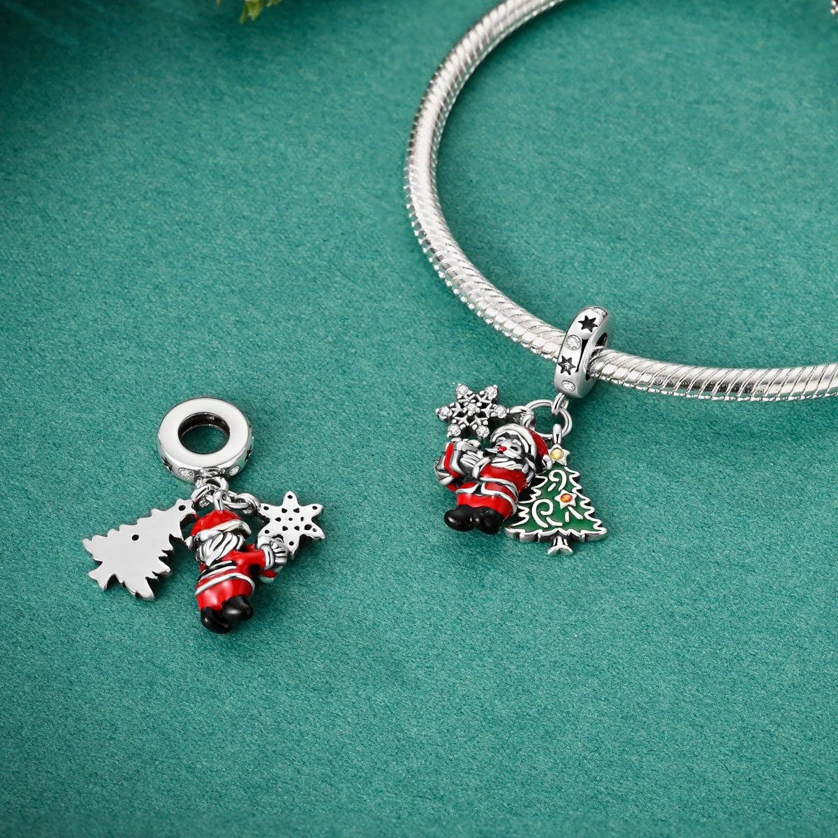 Charm Silver Plated Christmas Winter