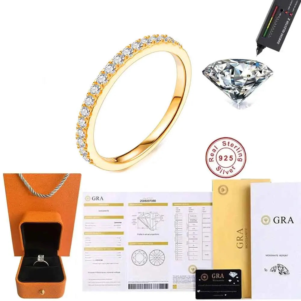 Moissanite Ring Certified — product view 5