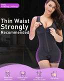 Plus Size Zipper Shapewear For Curves