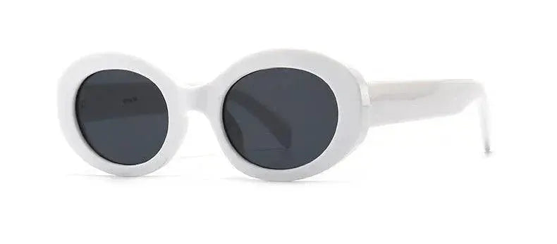 Luxury Vintage Oval Sunglasses for Women with UV Protection