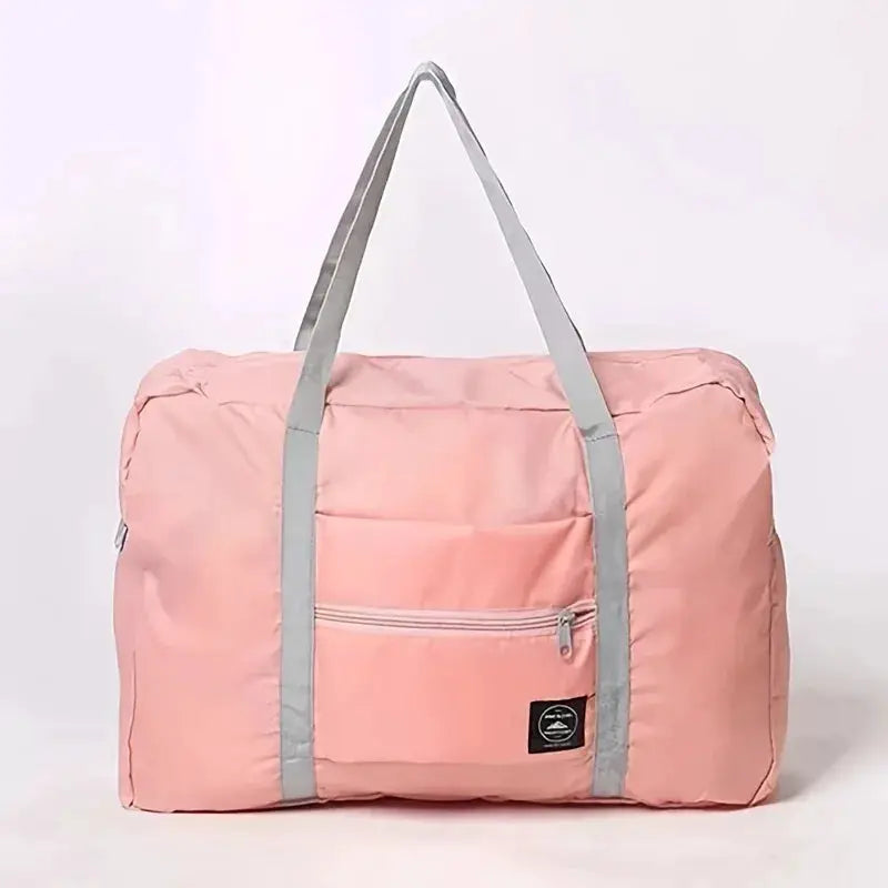 Portable and lightweight travel luggage bag, large capacity sports and fitness bag, foldable handheld boarding bag