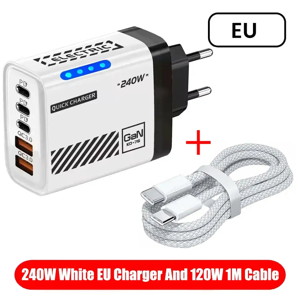 GaN Desktop Charger - Fast Charge USB Hub — product view 17
