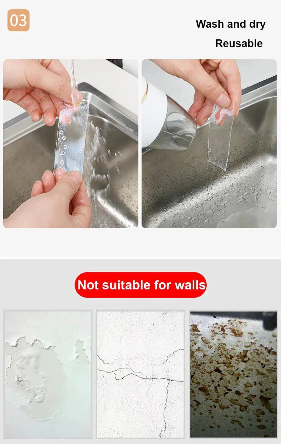 Heavy-Duty Nano Tape for Home Mounting — product view 19