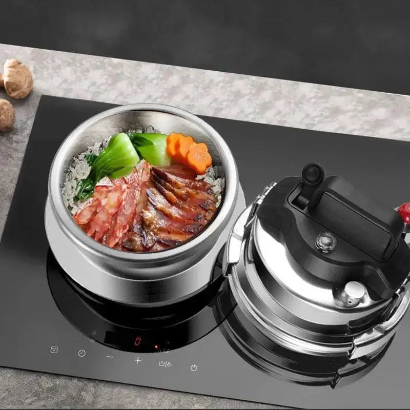 Portable Stainless Steel Pressure Cooker 1.6L 2.0L Camping