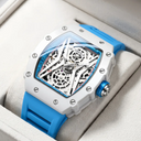 Onola Tonneau Skeleton Mechanical Watch