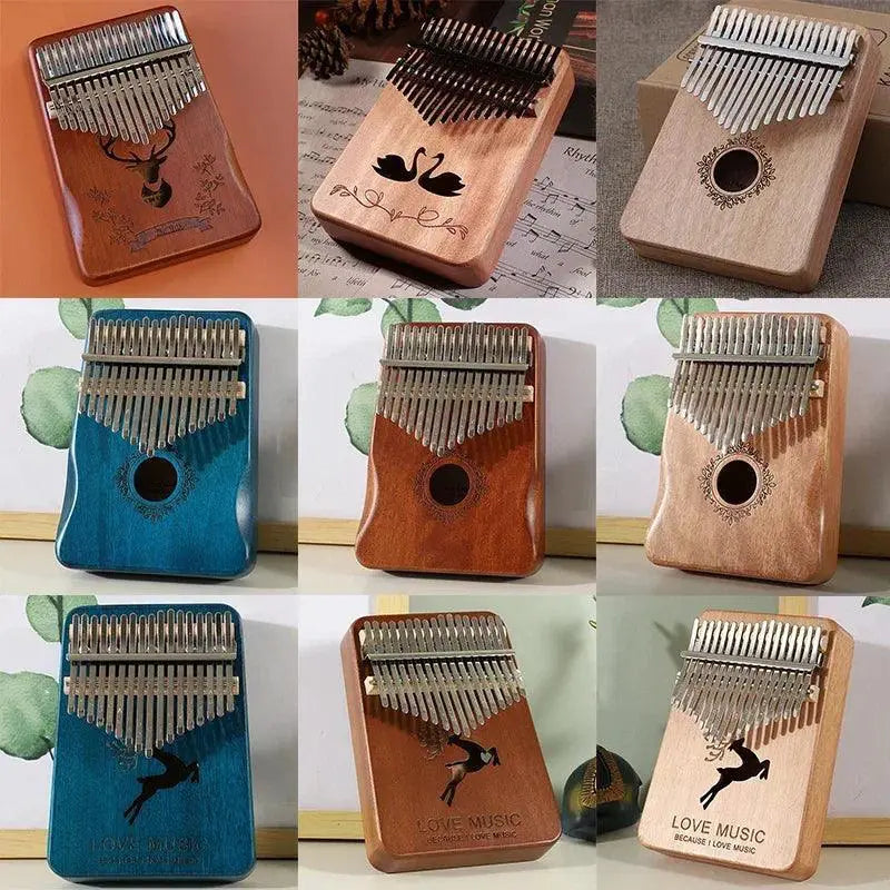 17 Keys Kalimba Beech Thumb Piano High Quality Wood Gifts