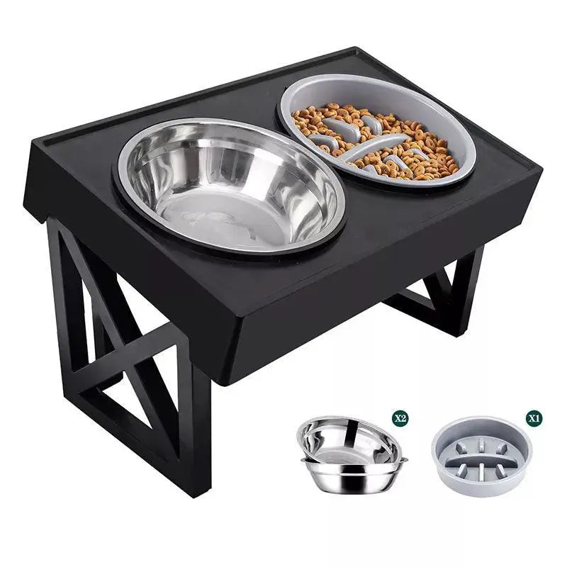 Adjustable Elevated Dog Bowls For Medium To Large Dogs