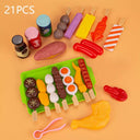 Interactive Pretend Play Kitchen BBQ Cooking Toys for Kids