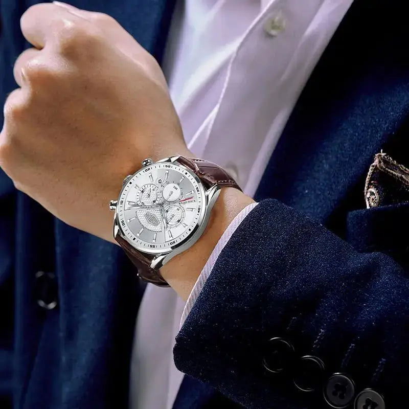 Heroforce Silver Chronograph Watch — product image 5