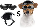Stylish Dog Sunglasses and Helmet Set for Pet Safety