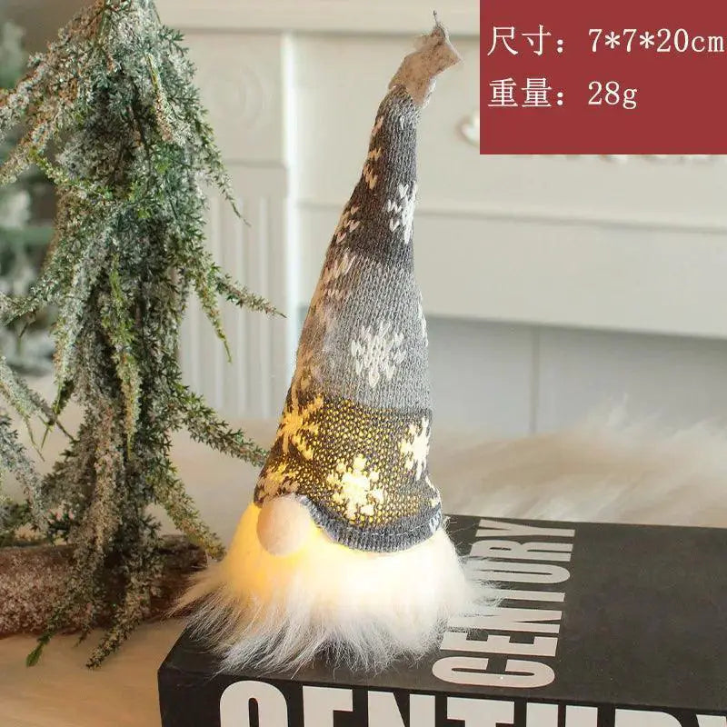 Luminous Plush Gnome Doll Cozy Christmas Decor Gift 2024