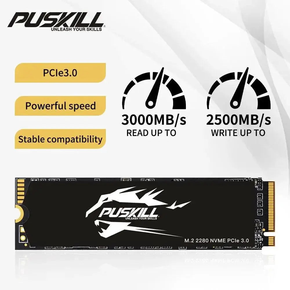 PUSKILL NVMe Solid State Drive High Performance Storage