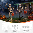 H Skeleton Lights Set Outdoor Halloween Decorations