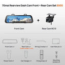 Smart Rearview Dash Cam for Drivers