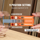 VEVOR 56 Pcs Pocket Hole Jig System With 9 Inch C Clamp