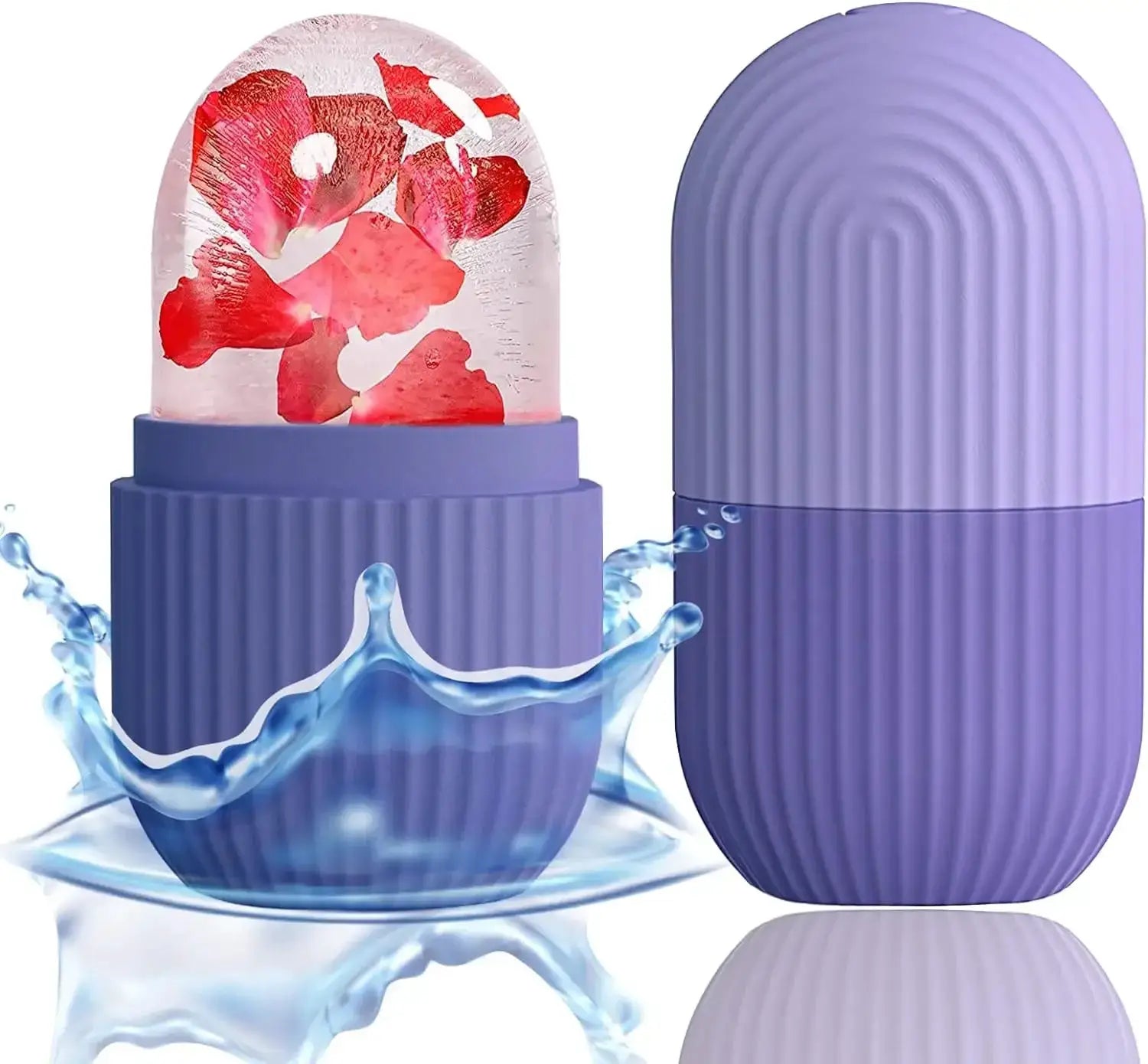 Silicone Ice Face Roller Contour Pore Shrinking Tool