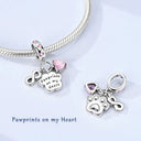 Sterling Silver Charm Love Heart