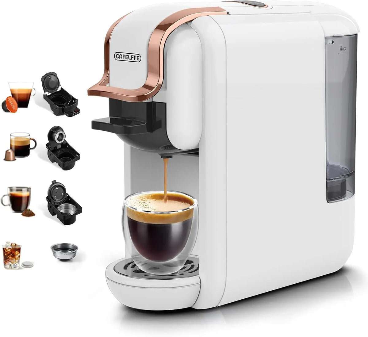 Cafelffe Capsule Coffee Machine Hot Cold Brew Coffee Adapter — product view 7
