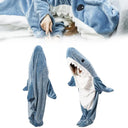 GY 1pcs Trendy Sand Sculpture Shark Sleeping Bag Flannel