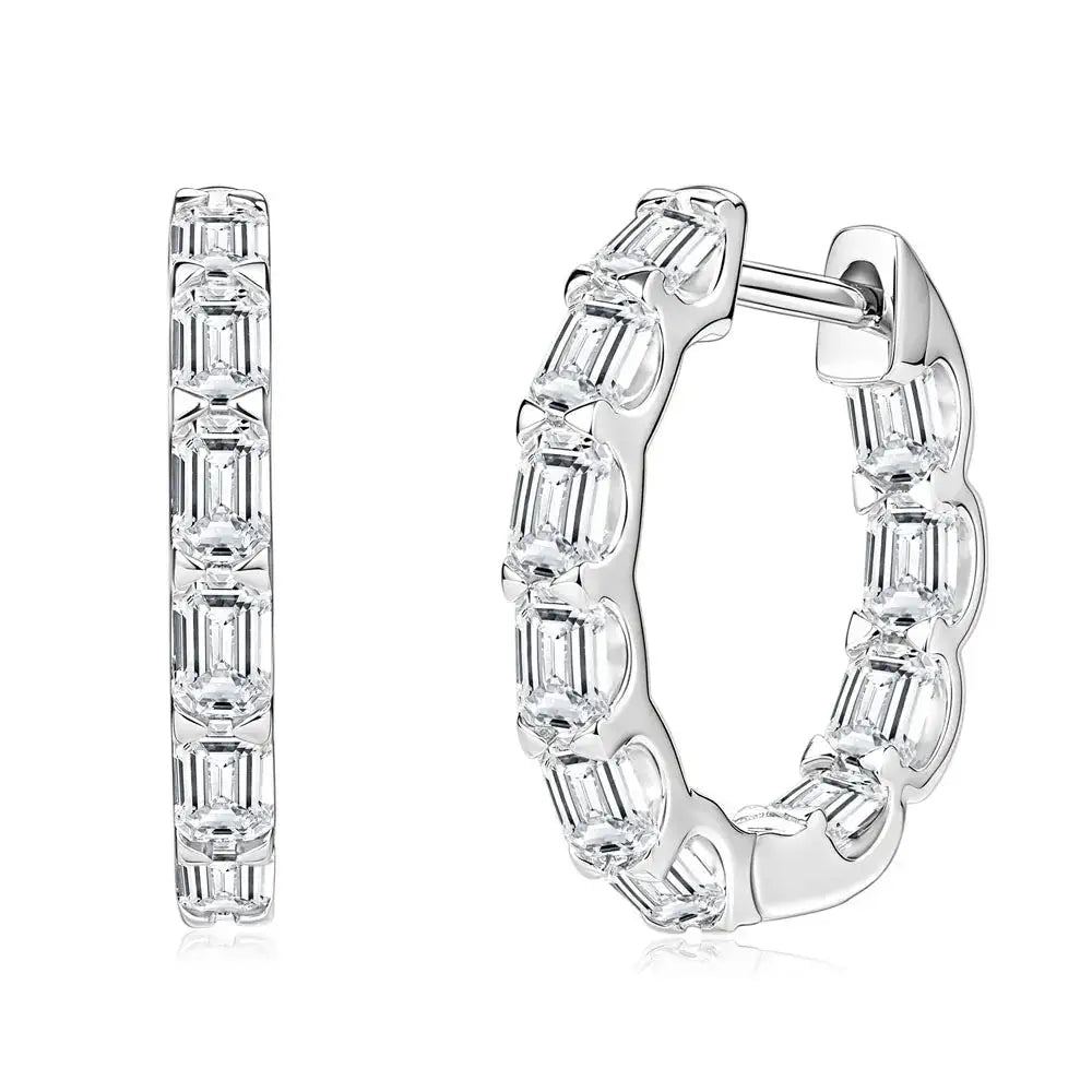 Luxurious Moissanite Hoop Earrings — product image 9
