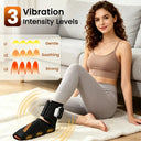 Foot Massager with Heat Vibration Airbag Kneading Wireless Rechargeable Ankle Wrap Support Brace Home Office Gift for Women Men