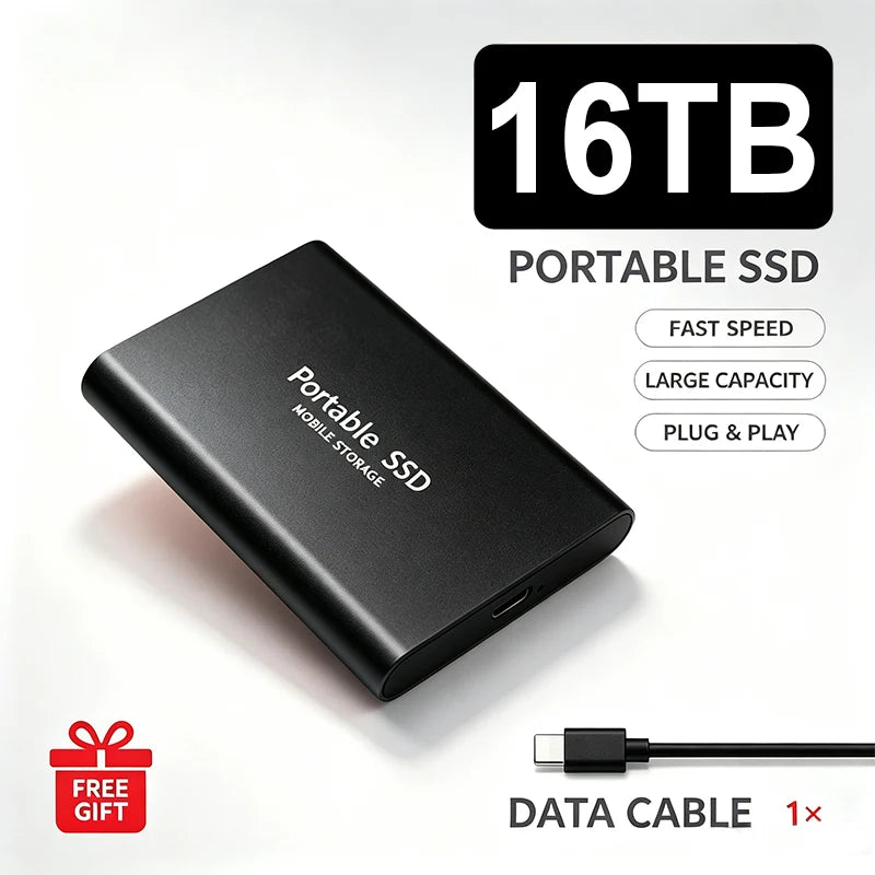 Portable Laptop External SSD Drive