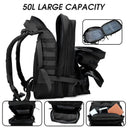 50L/35L/25L Tactical Backpack Men's Travel Large Capacity Rucksacks