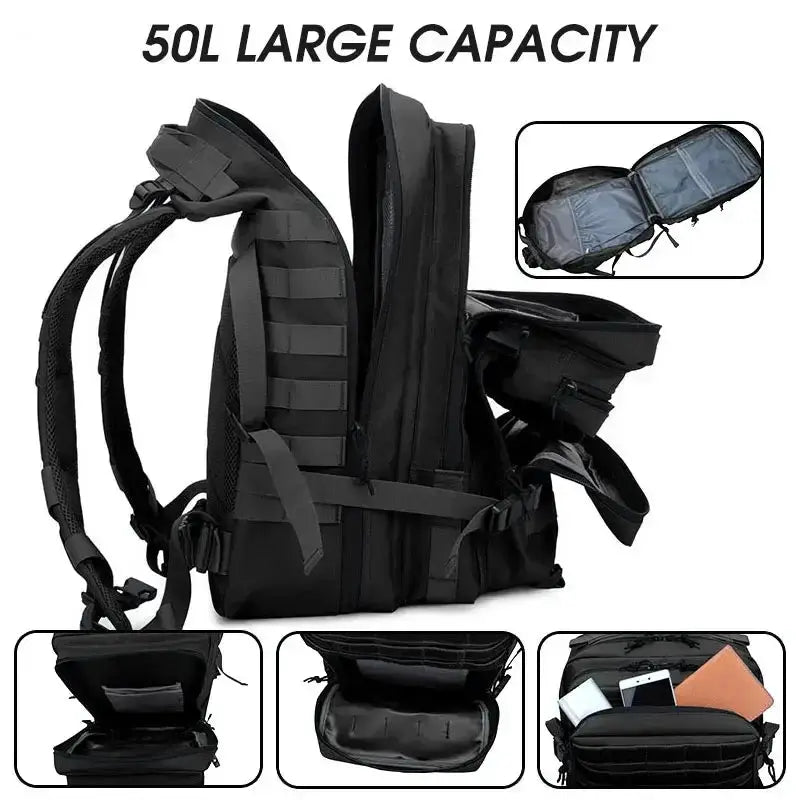 50L 35L 25L Tactical Backpack Large Capacity Rucksacks
