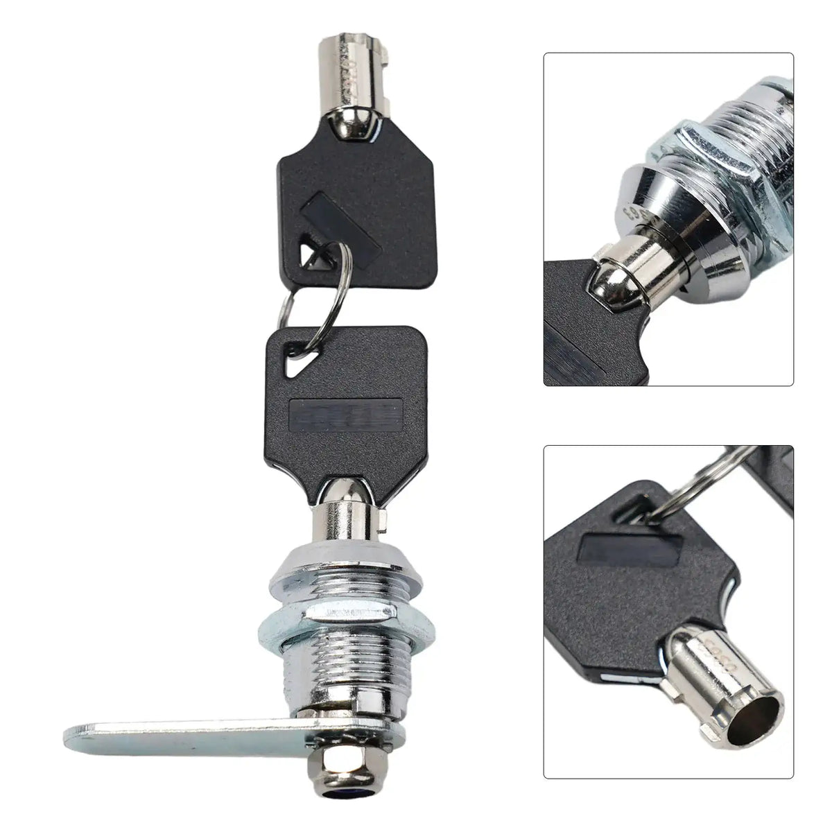 Closing Lever Mailbox Lock Box Locker Cabinet Mail Cam Lock Cylinder Cabinet Locker Door Cupboard Bright Chrome