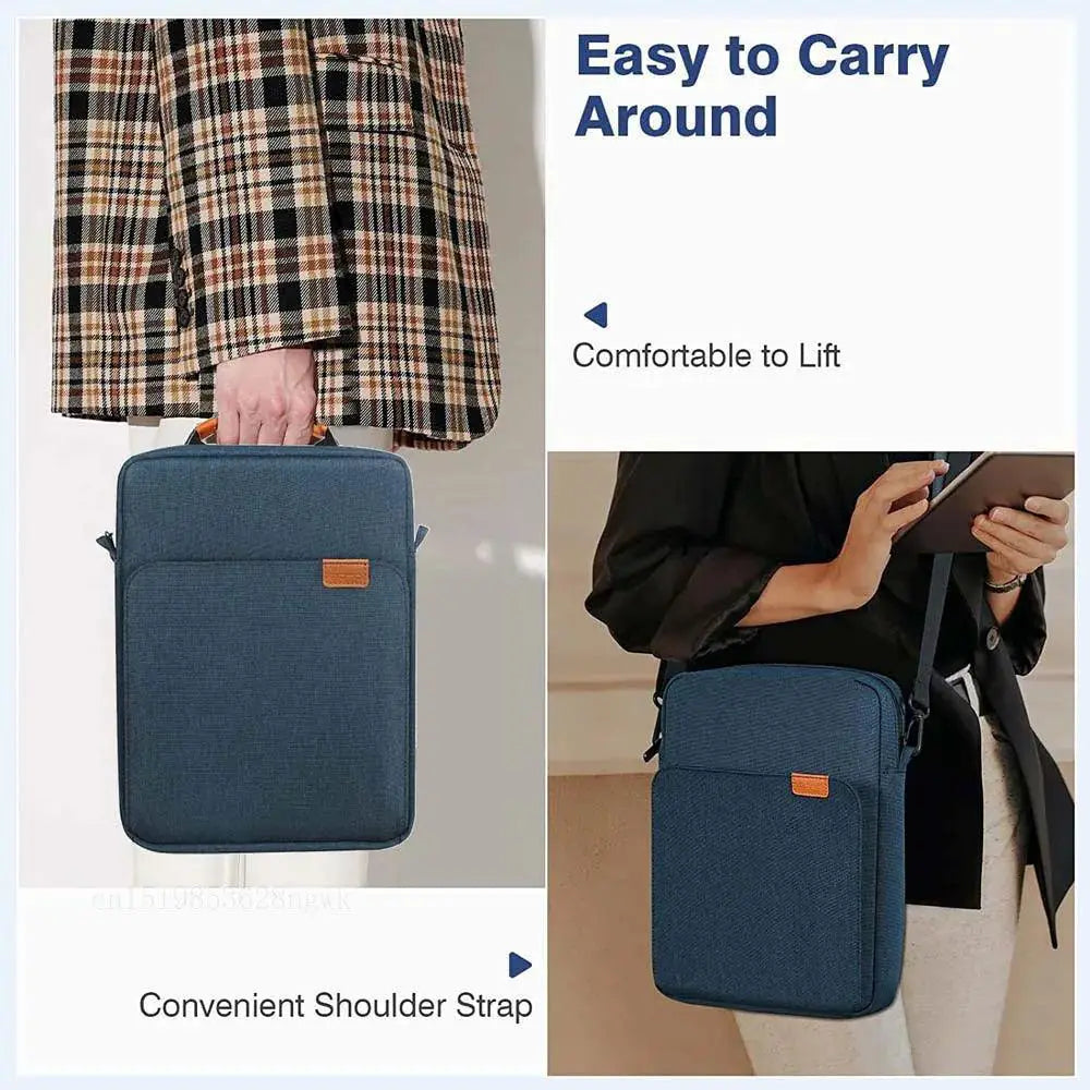 Waterproof Shockproof Tablet Sleeve Bag for iPad Laptops