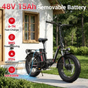 Spacewalk 1500W Folding Electric Bike