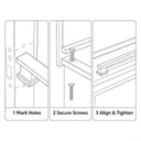 Matte Black Handles Rust Proof Pack