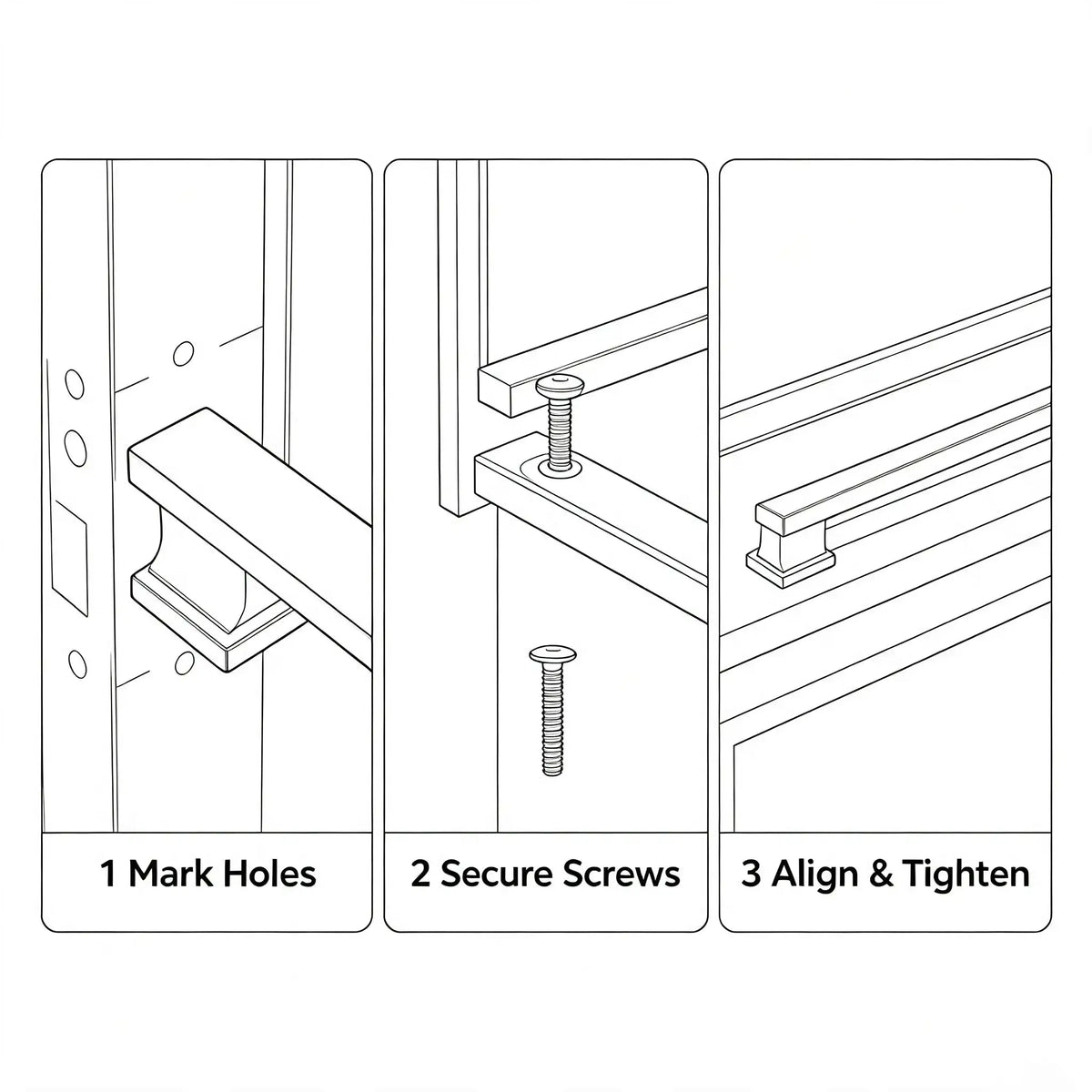 Matte Black Handles Rust Proof Pack — product view 6