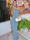 Elegant Evening Gown for Halter Neck