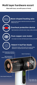 Wireless Hair Dryer: USB Charging Travel