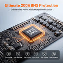 Humsienk 24V 230Ah LiFePO4 Battery Bluetooth