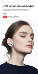 Upgraded LP40 Pro TWS Earphones Wireless Bluetooth 5.1 Audio
