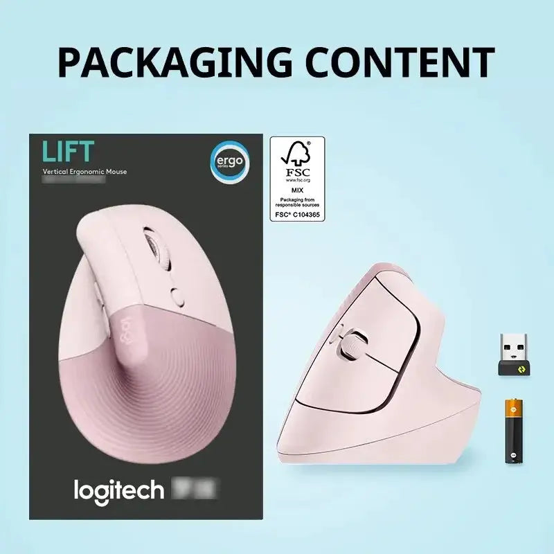 Lift Ergonomic Vertical Mouse Wireless Bluetooth Logitech
