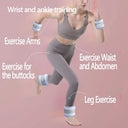 Adjustable Ankle And Wrist Weights - Secure Fit